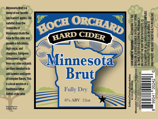 Turisimo Fermentations Releasing “Minnesota Brut ” A New Cider from Hoch Orchard Hard Cider